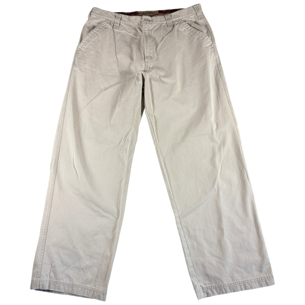 Old Navy Carpenter Pants Mens 38x32 Khaki Tan Vintage Relaxed Workwear Y2K